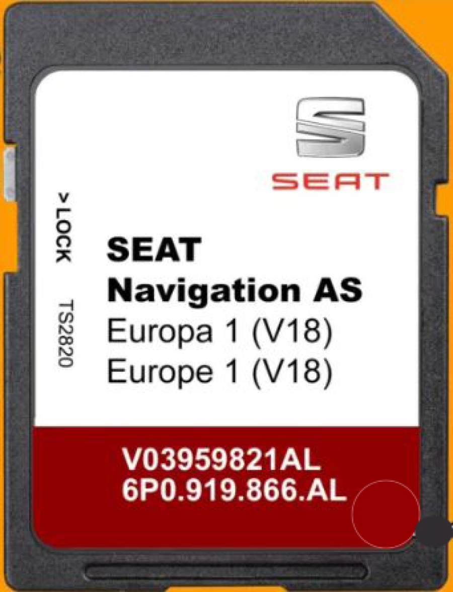 SEAT NAVIGANION ALS SD-KARTE V18 EUROPA 2024